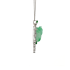 18KG Grade A Icy Green Jadeite Diamond Pendant