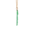 18KG Grade A Icy Green Jadeite Diamond Pendant