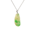 18KG Grade A Icy Yellow & Green Jadeite Diamond Pendant