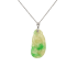 18KG Grade A Icy Yellow & Green Jadeite Diamond Pendant