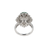 18KG Grade A Icy Imperial Vivid Green Jadeite Diamond Ring