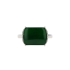 18KG Grade A Icy Vivid Green Jadeite Diamond Ring