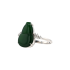 18KG Grade A Icy Green Jadeite Diamond Ring