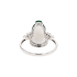 18KG Grade A Icy Green Jadeite Diamond Ring