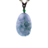 Grade A Icy Bluish Purple Jadeite Pendant