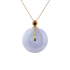 18KG Grade A Purple Jadeite Diamond Pendant