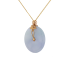 18KG Grade A Light Purple Jadeite Diamond Pendant