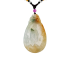 Grade A Icy Honey Jadeite Pendant