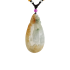 Grade A Icy Honey Jadeite Pendant