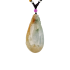 Grade A Icy Honey Jadeite Pendant