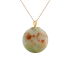 18KG Grade A Icy Honey Red Flower Jadeite Pendant