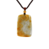 Grade A Yellow & White Jadeite Pendant