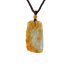 Grade A Yellow & White Jadeite Pendant