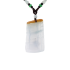 Grade A Icy Yellow & White Jadeite Pendant