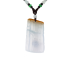 Grade A Icy Yellow & White Jadeite Pendant