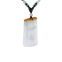 Grade A Icy Yellow & White Jadeite Pendant