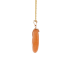 18KG Grade A Orange Jadeite Ruby Diamond Pendant