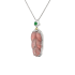 18KG Grade A Icy Pink Jadeite Diamond Pendant