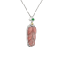 18KG Grade A Icy Pink Jadeite Diamond Pendant