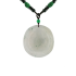 Grade A Icy White Jadeite Pendant