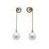 18KG Premier 7.2/7.2mm Japanese Akoya Pearl Natural Diamond Earrings