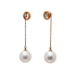 18KG Premier 7.2/7.2mm Japanese Akoya Pearl Natural Diamond Earrings