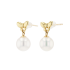 18KG Premier 7.0-7.4mm Japanese Akoya Pearl Earrings