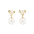 18KG Premier 7.0-7.4mm Japanese Akoya Pearl Earrings