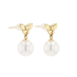 18KG Premier 7.0-7.4mm Japanese Akoya Pearl Earrings