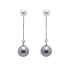 14KG 5.8-8.8mm Japanese Akoya and Tahitian Pearl Earrings