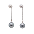 14KG 5.8-8.8mm Japanese Akoya and Tahitian Pearl Earrings