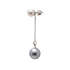 14KG 5.8-8.8mm Japanese Akoya and Tahitian Pearl Earrings