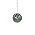 18KG 9.3mm Natural Color Tahitian Pearl Diamond Necklace