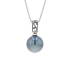 18KG 11.1mm Natural Color Tahitian Pearl Necklace 