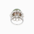 18KG 15.6mm Natural Color Tahitian Peacock Green Pearl Diamond Ring