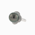 18KG 14.4mm Natural Color Tahitian Pearl Diamond Ring