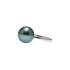 18KG 10.3mm Natural Color Tahitian Pearl Ring