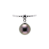 18KG 9.0mm Natural Color Tahitian Pearl Ring