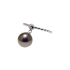 18KG 9.0mm Natural Color Tahitian Pearl Ring