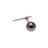 18KG 9.0mm Natural Color Tahitian Pearl Ring