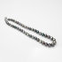 18KG 7.0-11.7mm Natural Color Tahitian Pearl Necklace