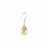 18KG 13.1/13.3mm Natural Color South Sea Golden Pearl Diamond Earrings