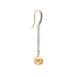 14KG 10.1/10.2mm Natural Color South Sea Golden Pearl Diamond Earrings