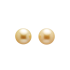 18KG 9.5/9.6mm Natural Color South Sea Golden Pearl Studs