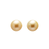 18KG 9.5/9.6mm Natural Color South Sea Golden Pearl Studs