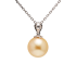 18KG 11.7mm Natural Color South Sea Golden Pearl Necklace 