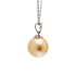 18KG 11.7mm Natural Color South Sea Golden Pearl Necklace 