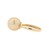 18KG 11.9mm Natural Color South Sea Golden Pearl Ring