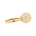 18KG 11.9mm Natural Color South Sea Golden Pearl Ring