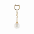 14KG 11.1/11.3mm Natural Color South Sea White Pearl Diamond Earrings
